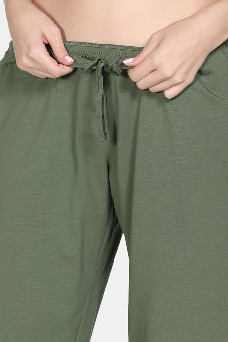 Zivame Knit Cotton Loungewear Bottom - Four Leaf Clover — image 7